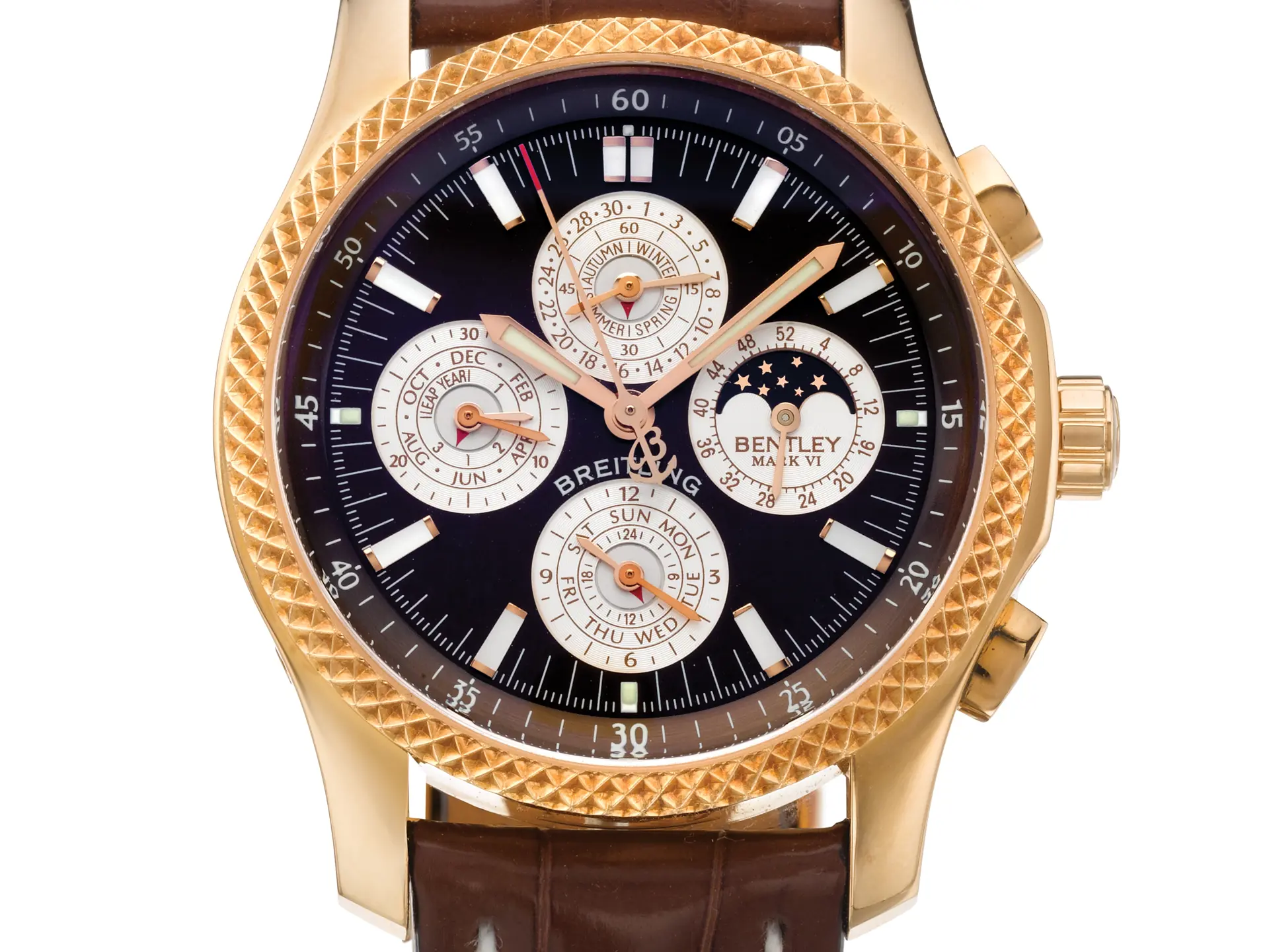 Breitling Limited Edition Pink Gold Automatic Perpetual Calendar
