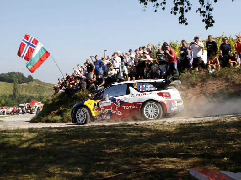 Victory at the 2011 Rallye de France was the fifth win of the season for Sebastien Ogier.