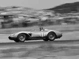 Richie Ginther behind the wheel of chassis no. 0680 MDTR at Laguna Seca in the SCCA Regional, June 1958.