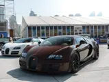 The Veyron as seen at the Dubai International Parachuting Championship in December of 2013.