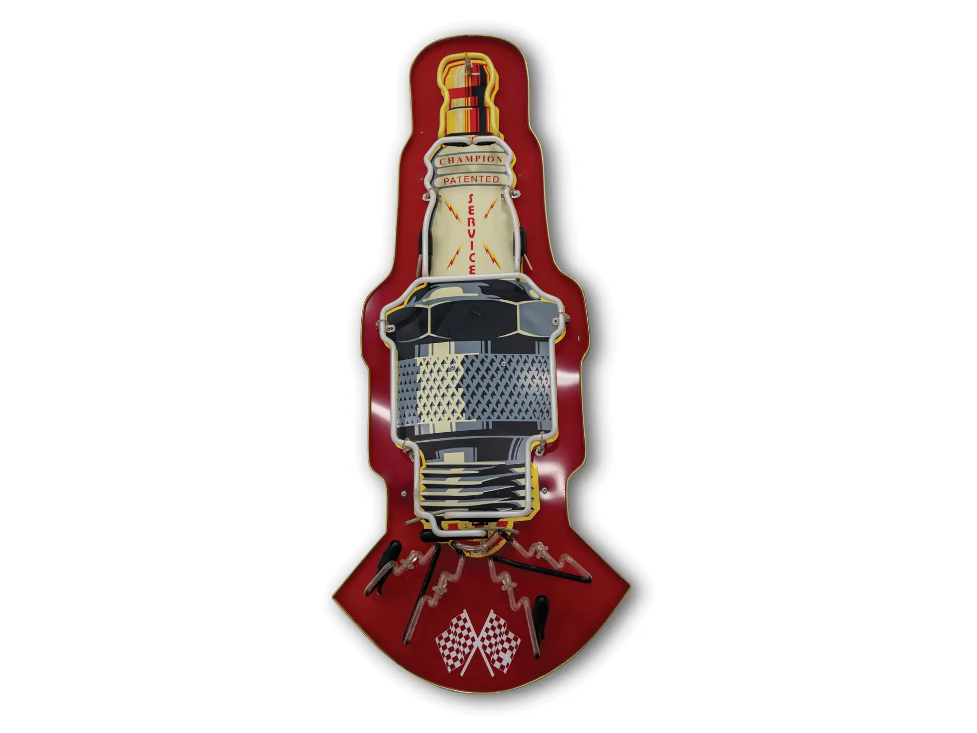 Champion Spark Plug Neon Sign The Elkhart Collection RM Sotheby's