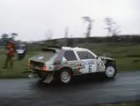  Henri Toivonen en route to an overall win at the 1985 Lombard RAC Rally.