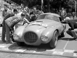 The Uovo as seen at the 1952 Coppa Toscana where it was piloted by the Marzotto brothers. 