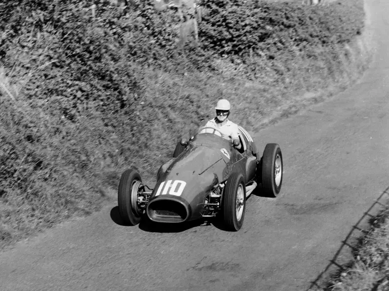 Ian Sievewright at Shelsley Walsh England, August 1964.