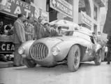 The Uovo as pictured at the start of the 1951 Mille Miglia.