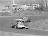 Ton Adamowicz leads Bobby Brown at the Lime Rock Grand Prix in September of 1969.