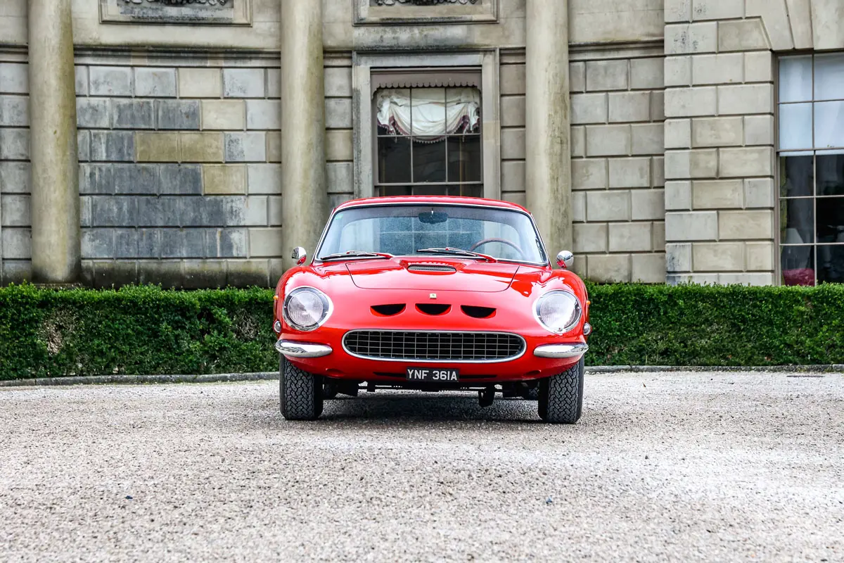 Front profile of a 1963 Ferrari 250 GT/L Berlinetta Lusso by Fantuzzi