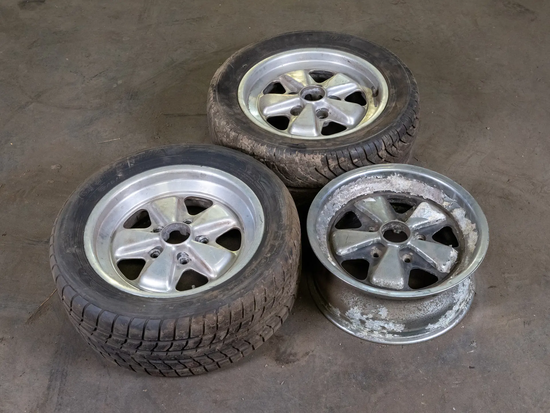 Three 16-Inch Fuchs Porsche Wheels | The Junkyard: Online | RM Sotheby's