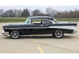 Mecum shoot in Bloomington IL. 1957 Chevy Restomod, owner Terry Woitz.