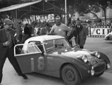 XOH 277 on the Monte Carlo Rally in 1959, where it finished 5th in class. 