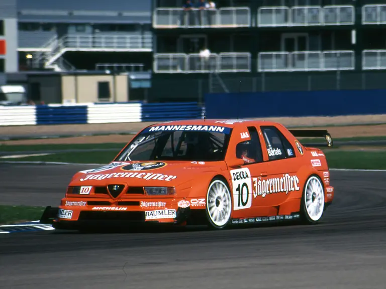 KX4G6B Michael Bartels, Alfa Romeo 155 V6 TI, International Touring Car Championship, Silverstone Aug 17th 1996