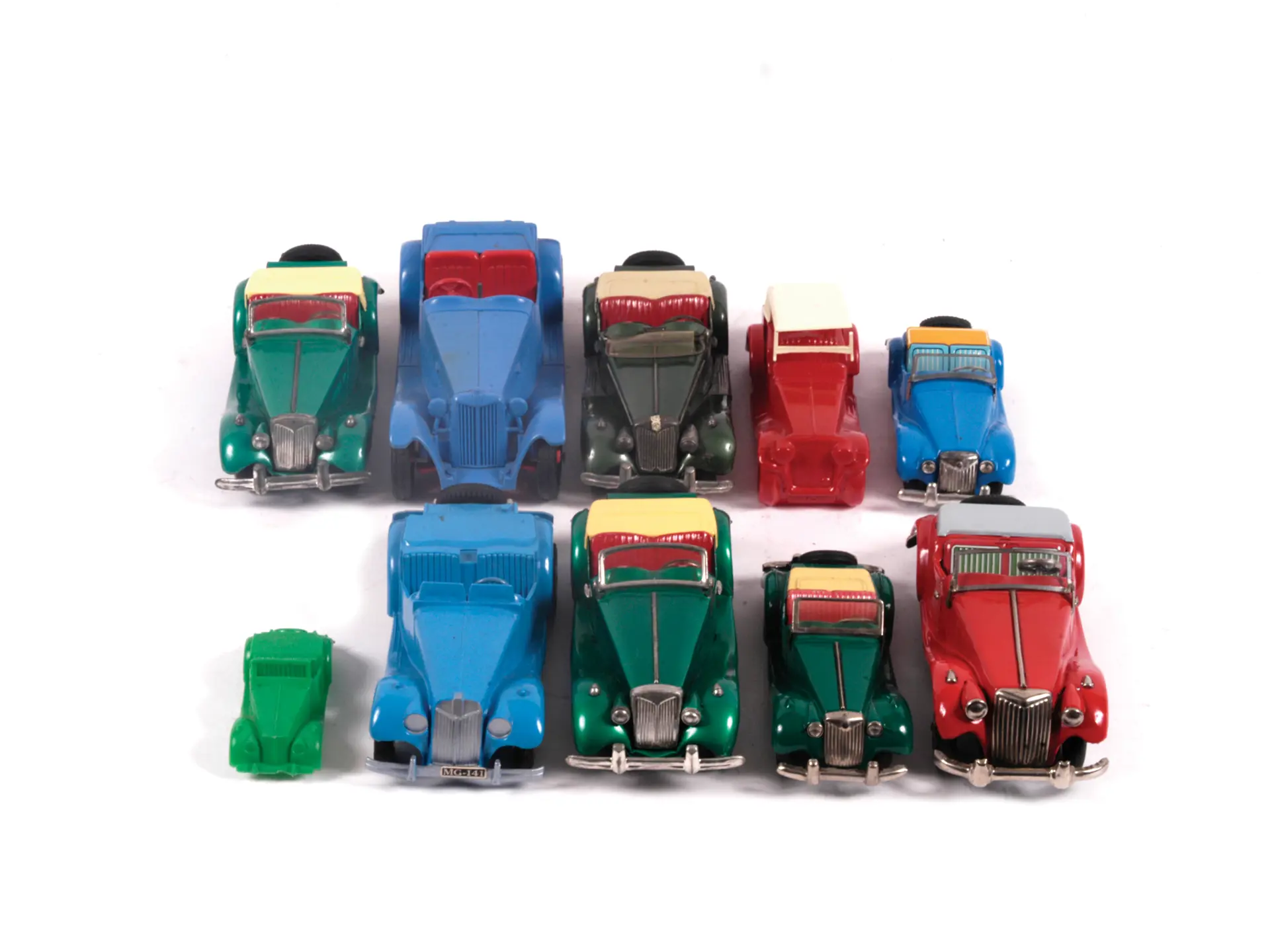 TOY MG CARS BY HUBLEY KIDDIE TOY AND TOOTSIETOY | The Ponder Collection ...