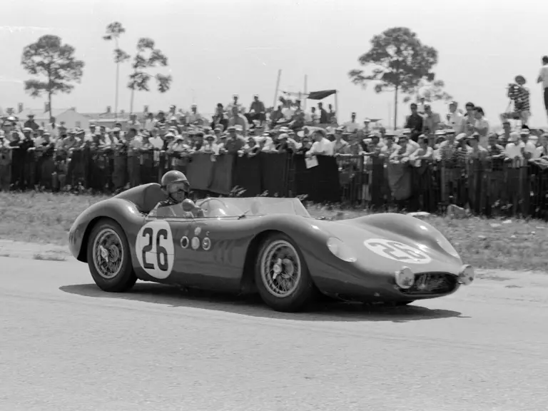 Chassis 2412 at the 12 Hours of Sebring 1957.