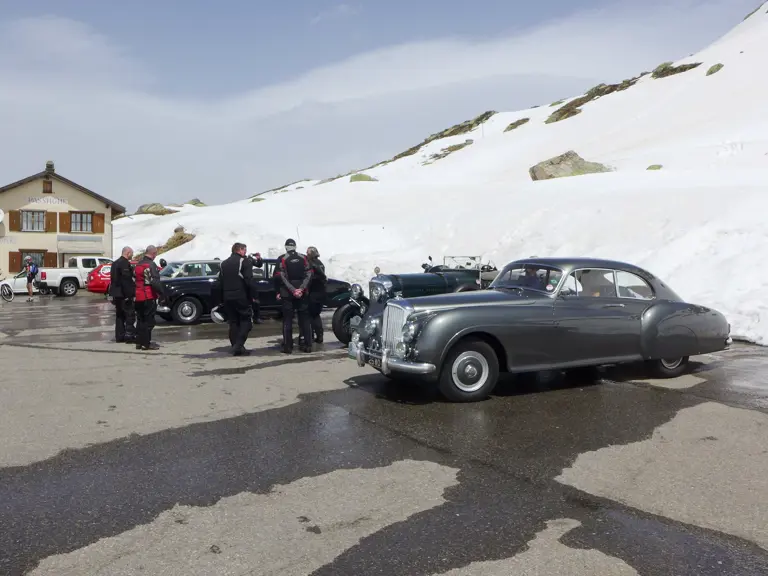 The R-Type is pictured attending the Europe by Bentley driving tour in 2014, an event hosted by the Bentley Drivers Club.