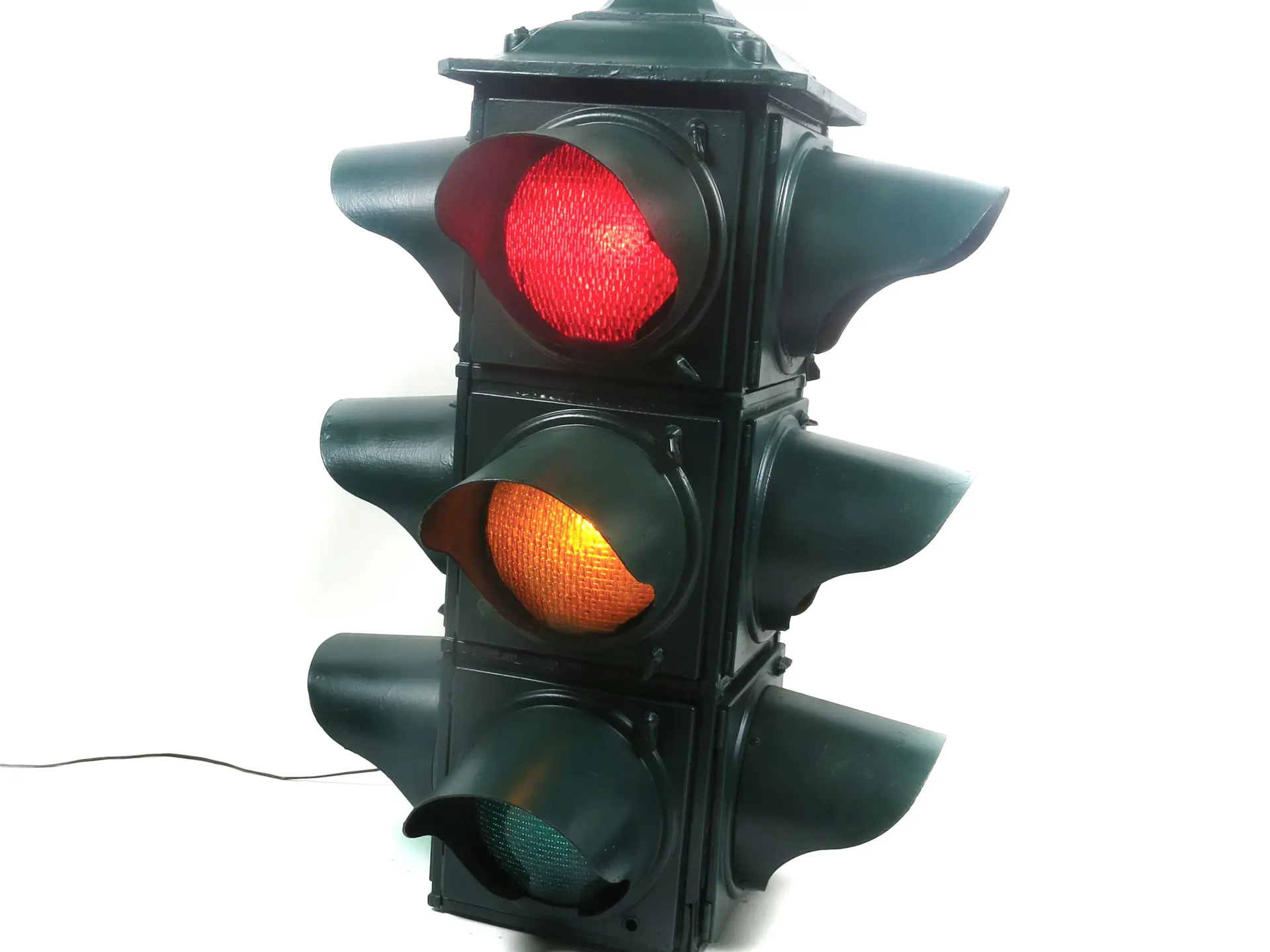 1940s Four Way Traffic Signal 