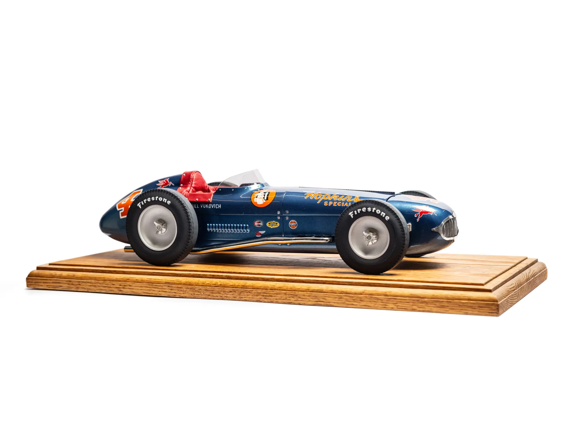 1955 Lindsey Hopkins Special Roadster Indy 500 18 Scale Model by Ron