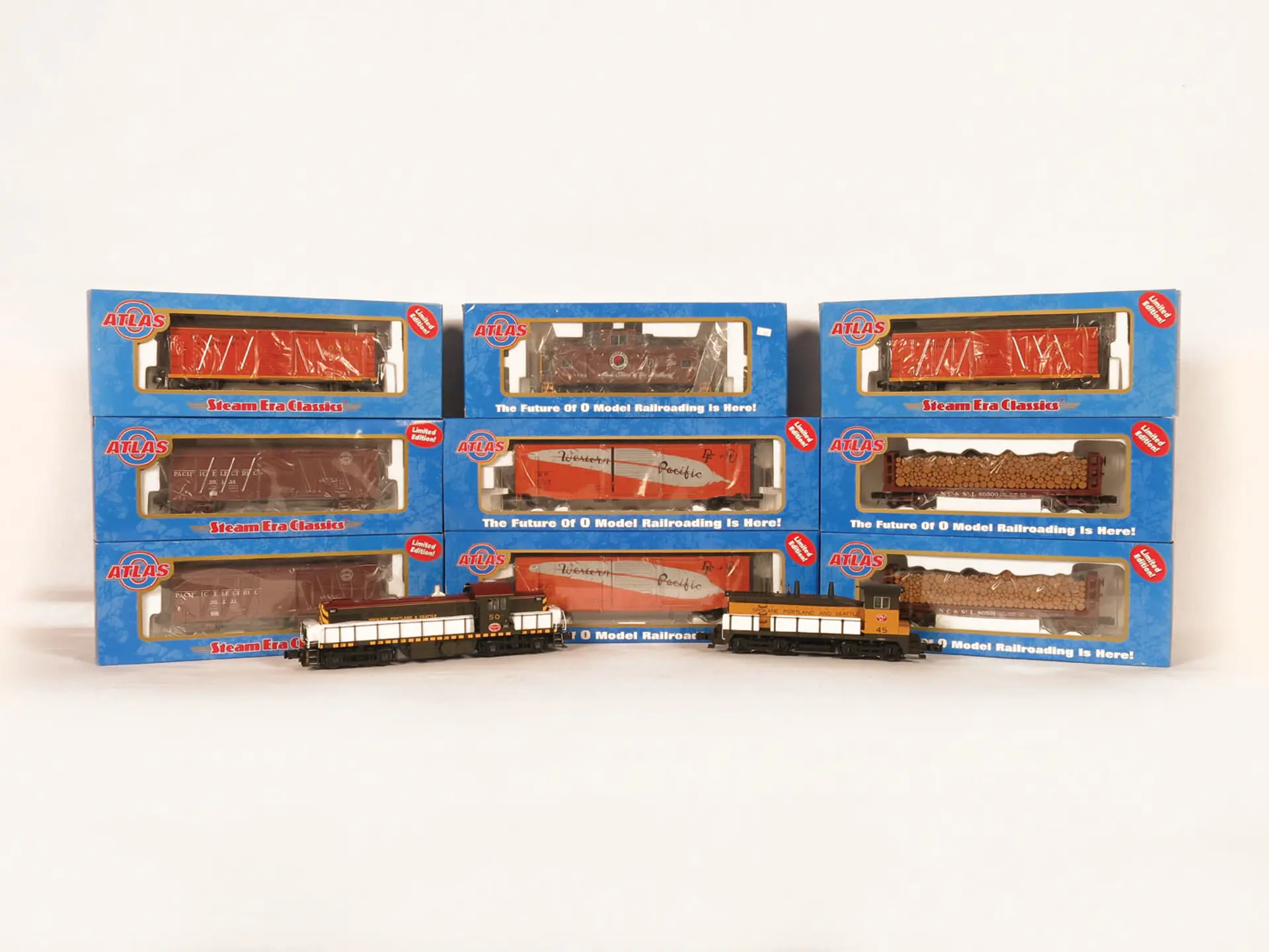 Two Atlas O Gauge Spokane, Portland, and Seattle with Six