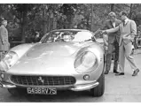 Johnny Hallyday inspects chassis number 06691 in September 1965.