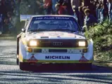 Walter Röhrl drove the Audi at the 1986 Rallye de Portgual.