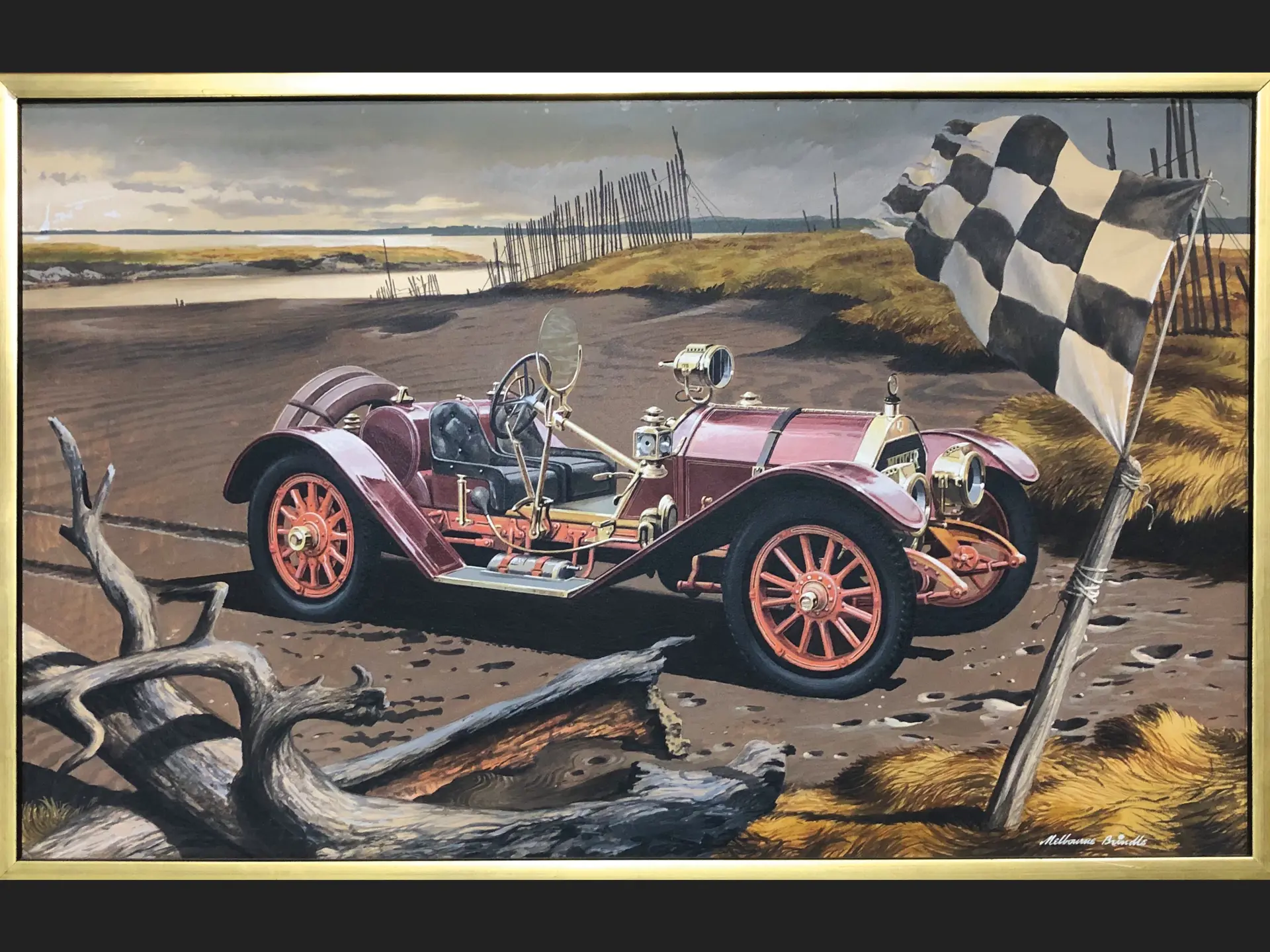 1914 Mercer Raceabout by Melbourne Brindle, ca. 1965 Amelia Island