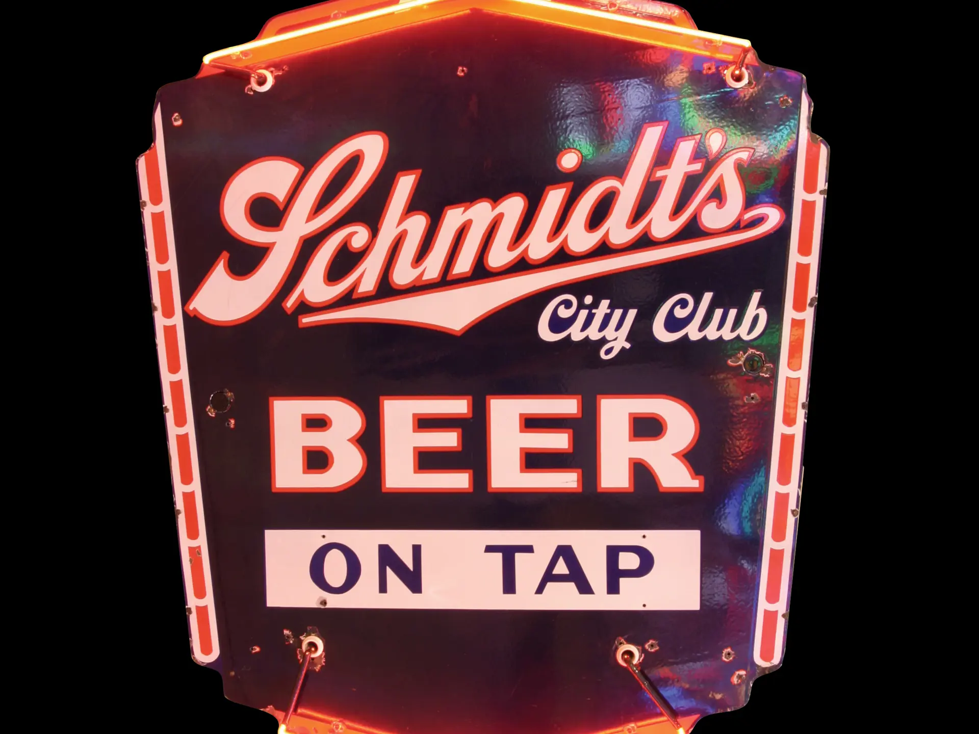 Schmidt's City Club Beer Neon | The Dingman Ford Collection | RM Sotheby's