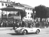 The Porsche 550 Spyder wears the race number #20 as it contests the Volta Ao Minho in Portugal (date unknown).