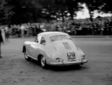 Donald Campbell CBE, driving his Porsche 356 A 1600 at the 1959 Bleriot Anniversary Race