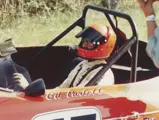 Early owner Ed Parlett racing his Speedster in the 1970s.