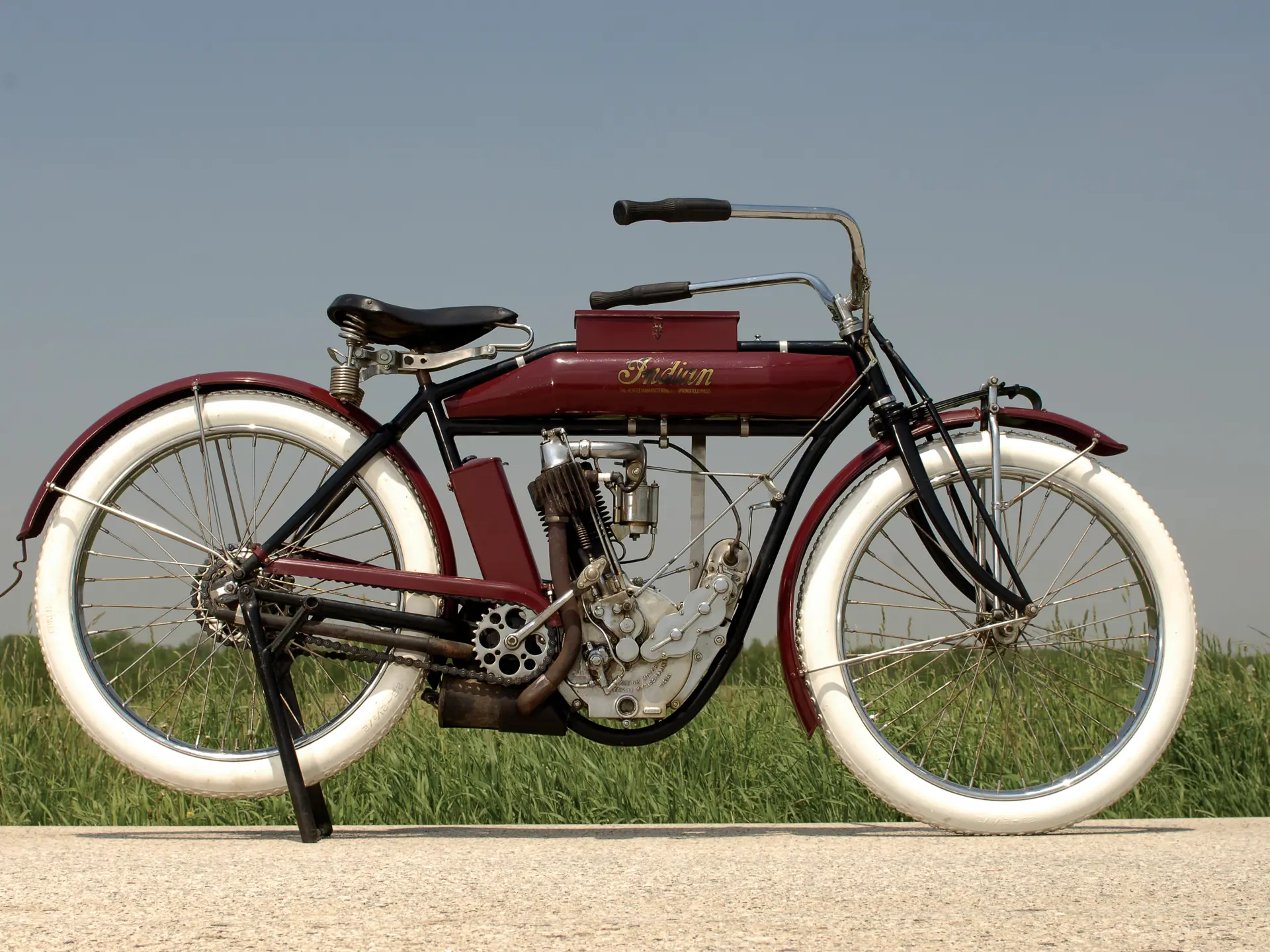 1912 Indian Single-Cylinder Motorcycle | Monterey Sports & Classic Car ...