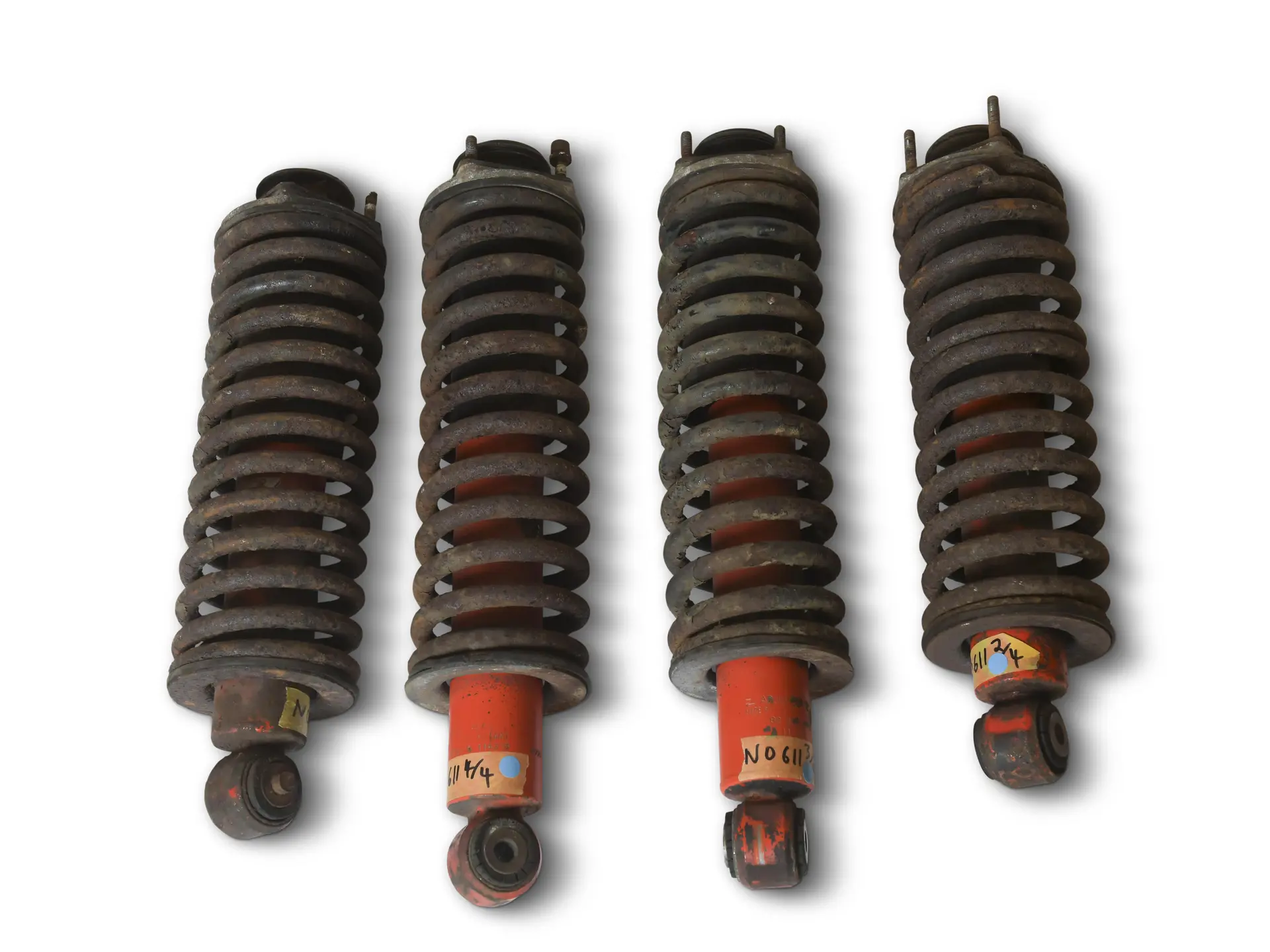 Four Koni Shock Absorbers and Springs for use with the Ferrari 288 GTO