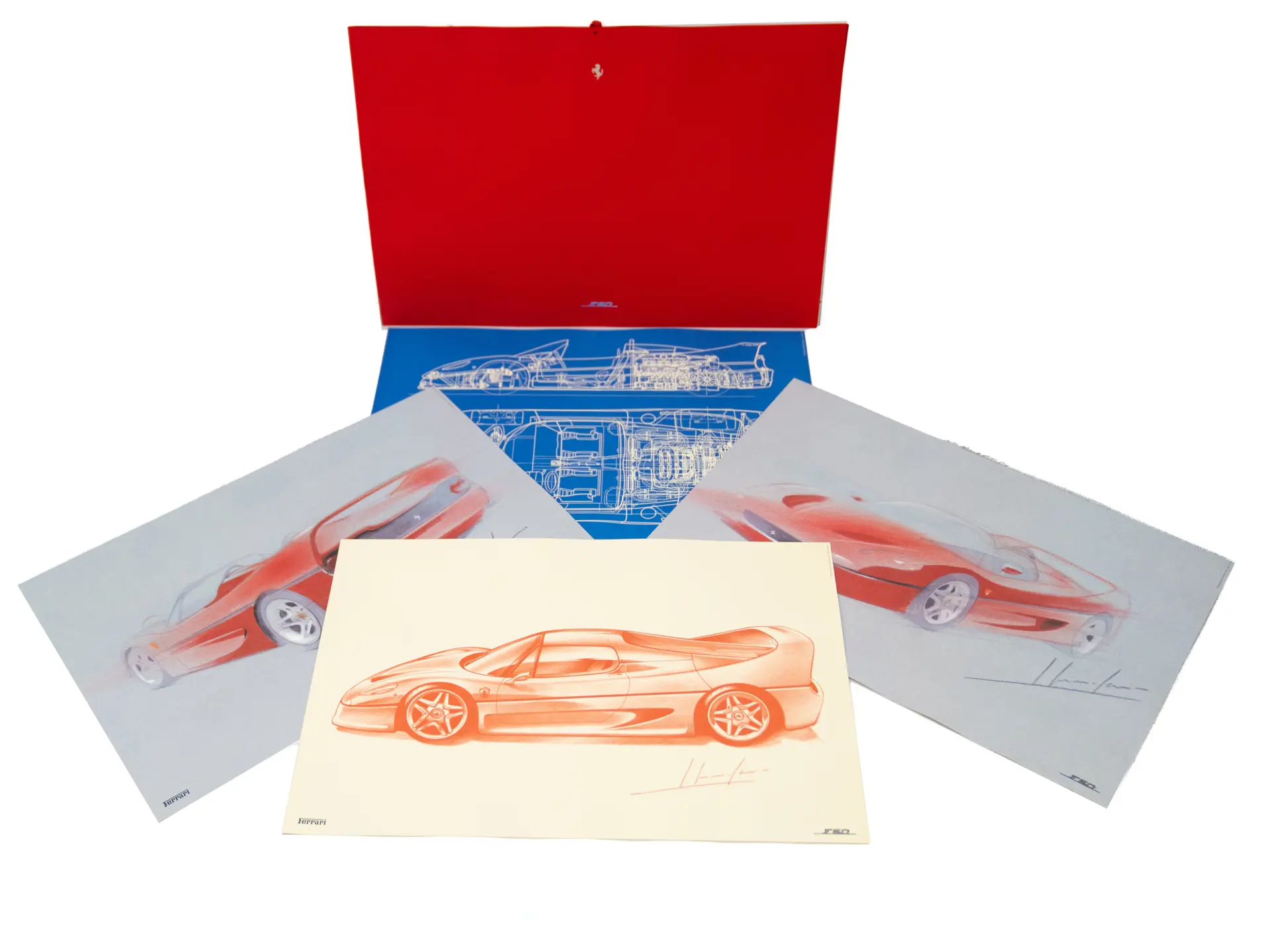 Ferrari F50 Lithograph Set | Cliveden House | RM Sotheby's