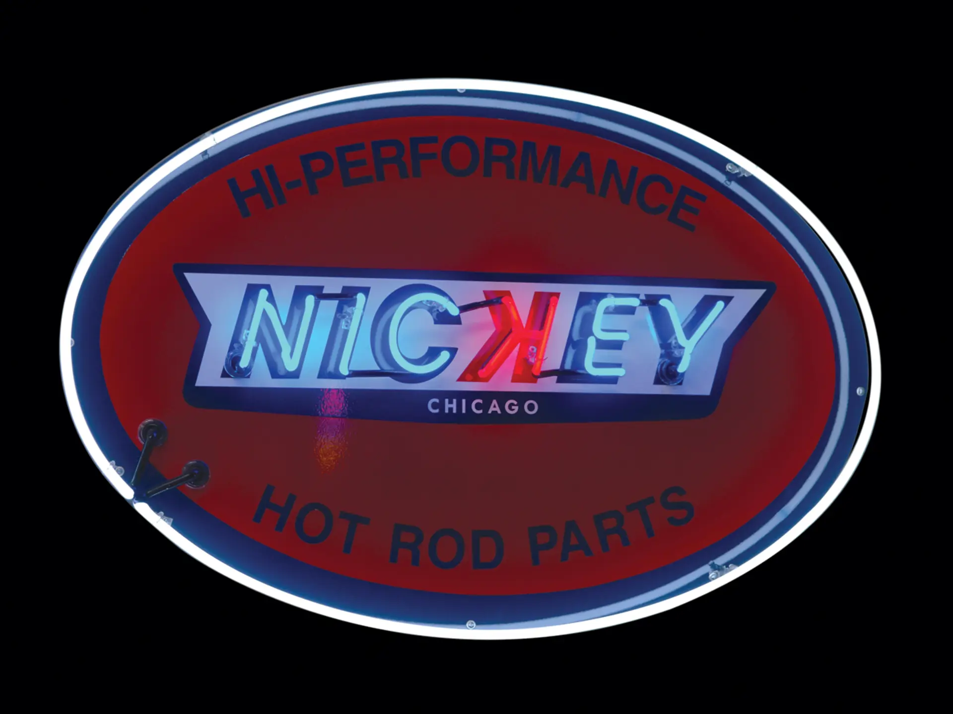 Nickey Hot Rod Parts Neon Sign | The Wayne Davis Collection | RM Sotheby's