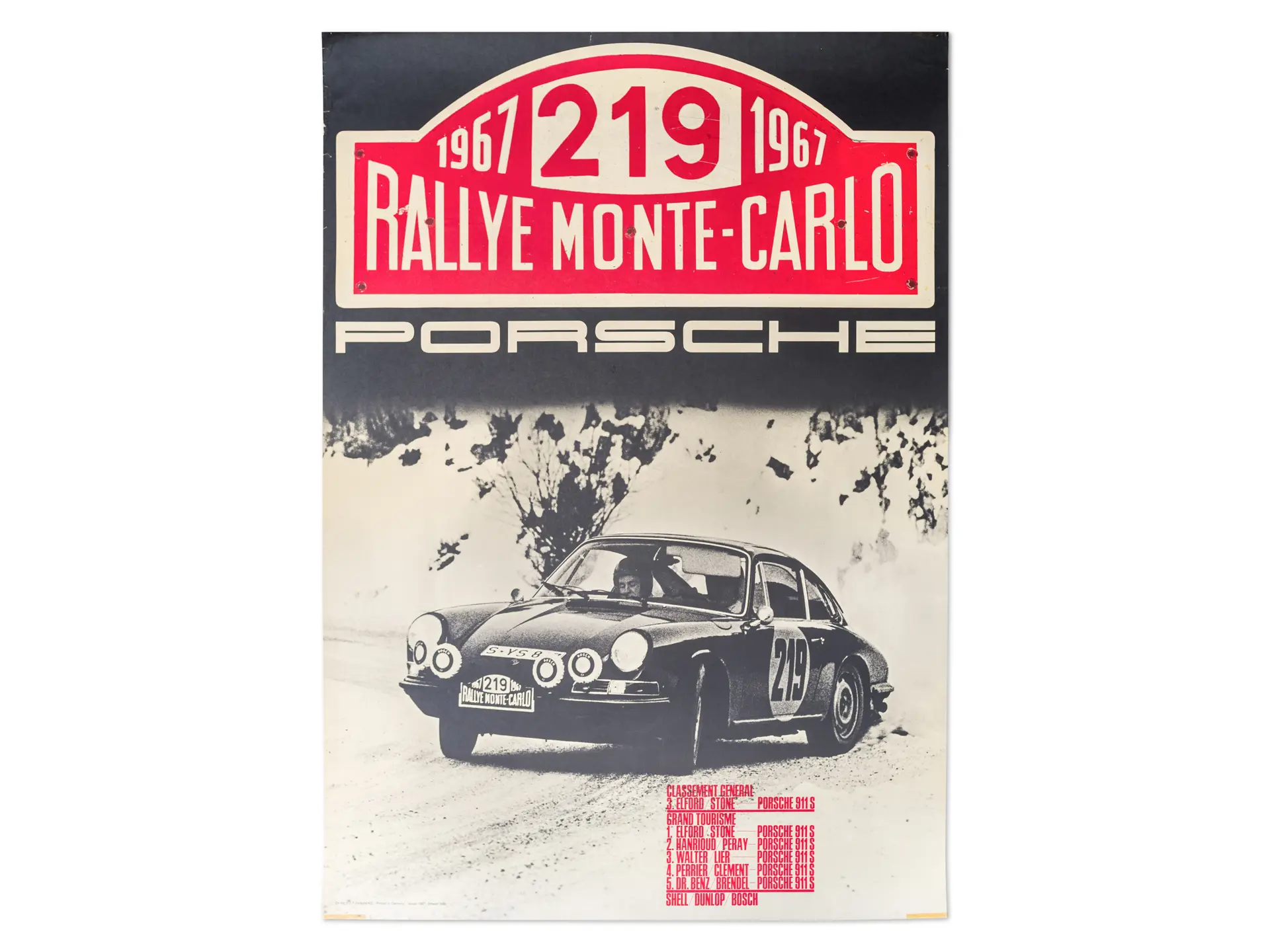 Affiche rallye Monté Carlo - Collection