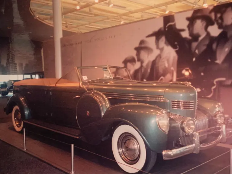 he Parade Phaeton on display at the Walter P. Chrysler Museum after restoration.