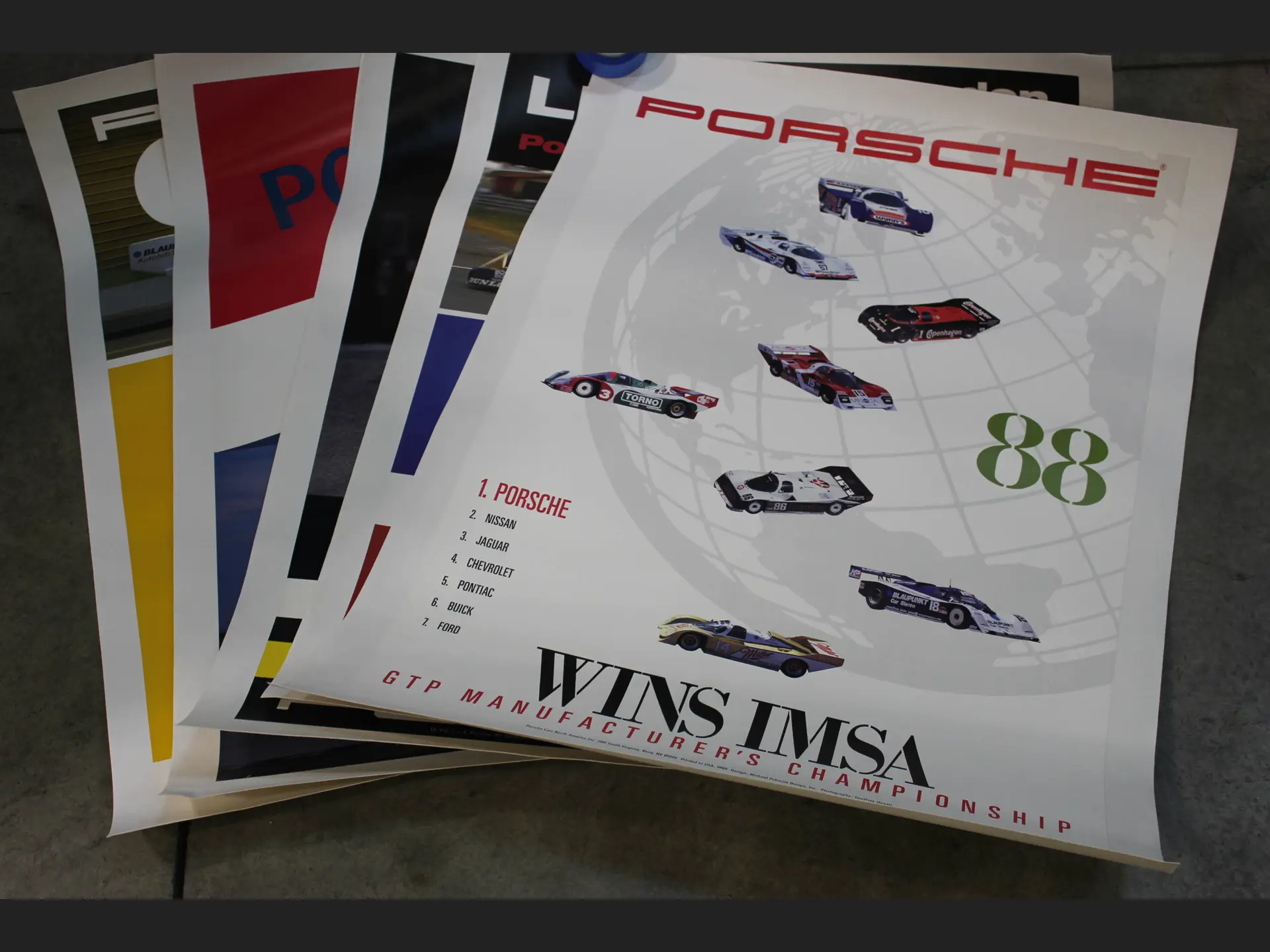 Five Porsche Posters, ca. Mid-1980s | Open Roads, October 2021 | RM ...