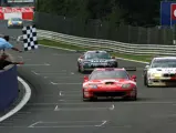 Chassis no. 108418 crossing the line as the overall winner at the 2004 Spa 24 Hours.