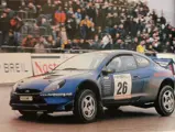 Sebastien Loeb captured here in 1999 racing this Ford Puma S1600 at the Memorial Bettega rally.