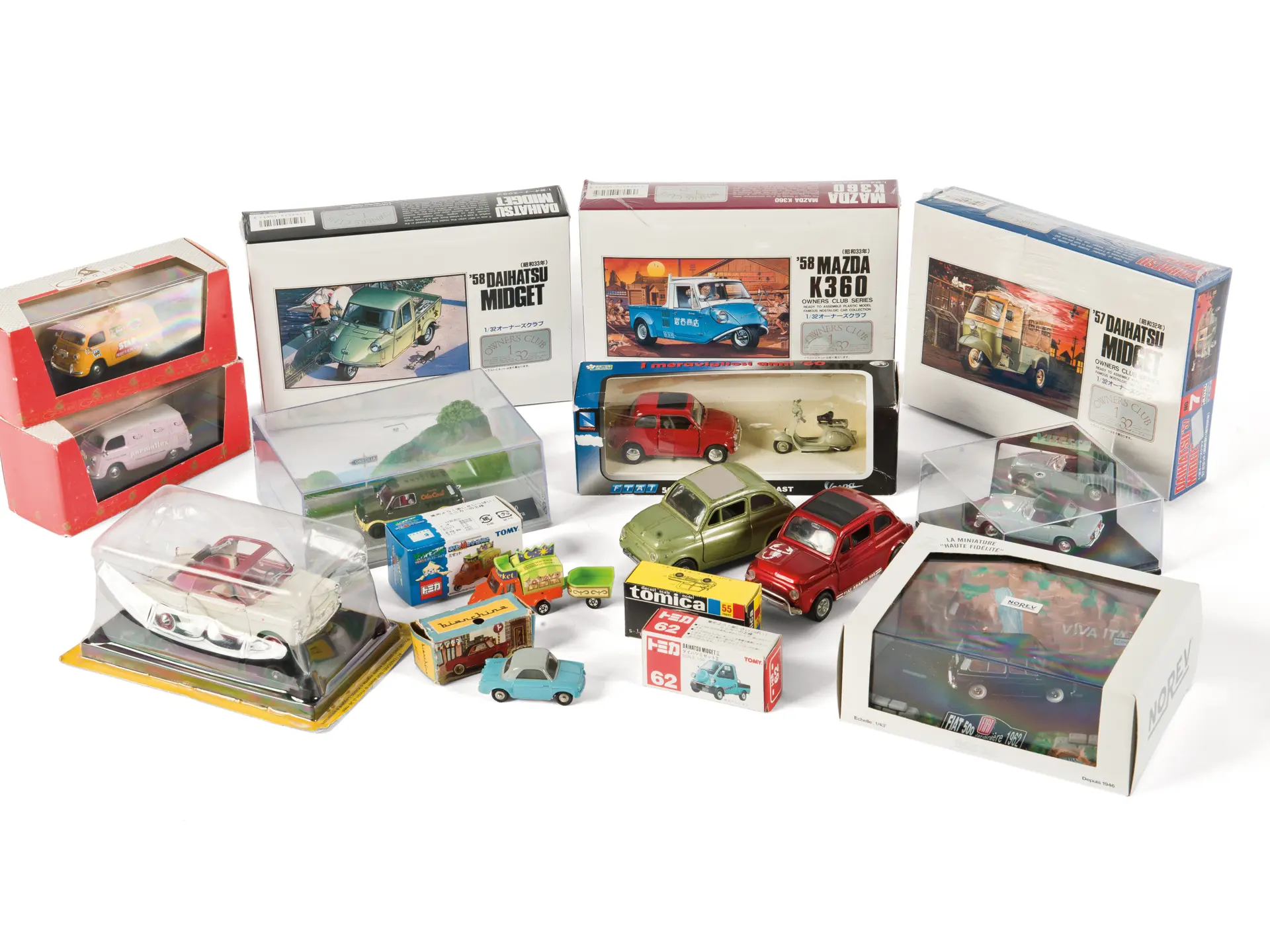 Assortment of Microcar Collectibles The Bruce Weiner Microcar Museum