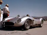 John von Neumann behind the wheel of chassis no. 0680 MDTR at the 1958 Palm Springs Road Race.