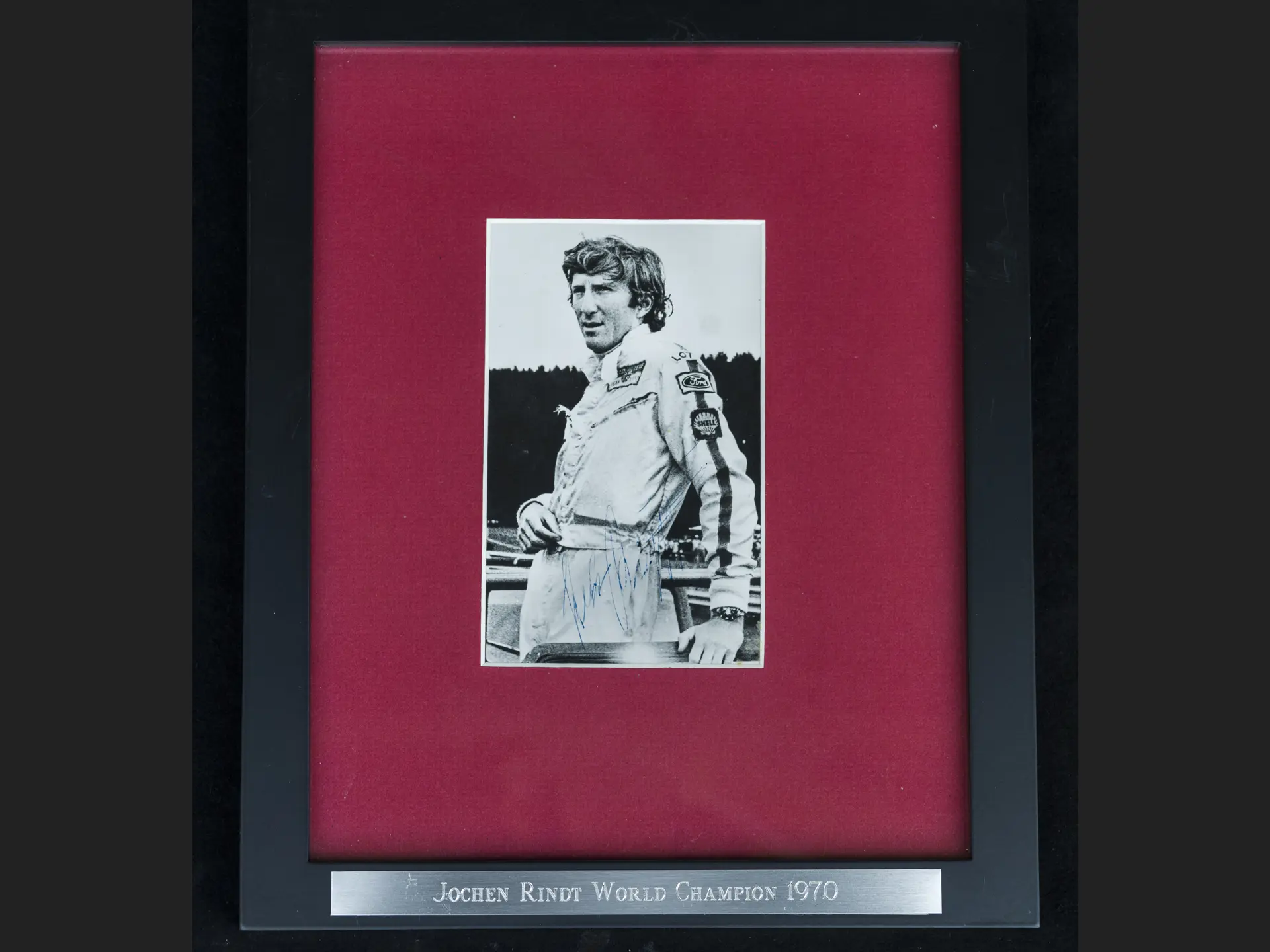 Sher Rind T Jochen Rindt Signed Photograph | Open Roads, August 2021 | RM Sotheby's