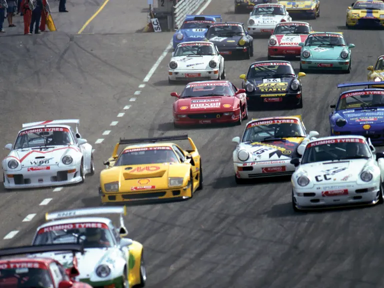 The F40 as seen racing at Zandvoort in 1997.