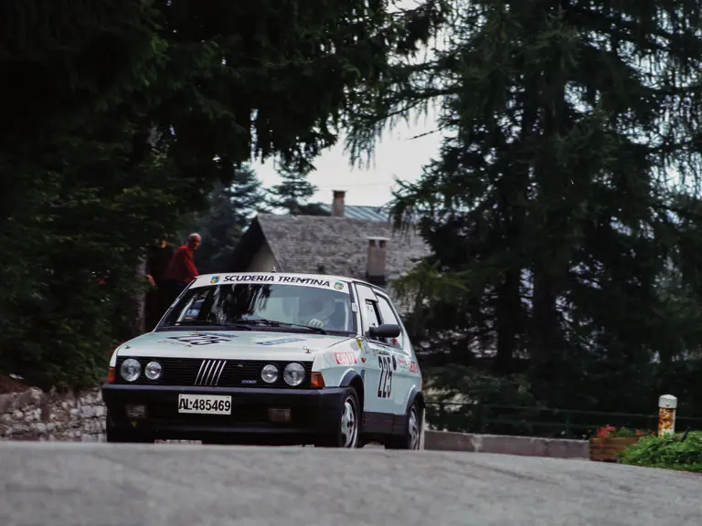 At the 1990 Trento Bondone rally.