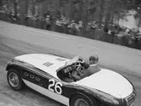 Sporting the race number “26”, Sterling Edwards and chassis 0350 AM finished 1st at the 1954 SCAA National race at Pebble Beach.
