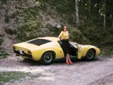 One of Mr. Weber’s girlfriends as photographed with the Miura near Freiburg.