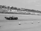 Chassis 0806 in the Bahamas for the Nassau Speed Week, 1963.