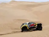The Peugeot 3008 DKR takes on the dunes of Peru as it is driven by Sébastien Loeb with co-driver Daniel Elena at the 2019 Dakar Rally.
