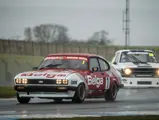 CC13 on the track at the Historic Touring Car Challenge at Donnington in April of 2016.