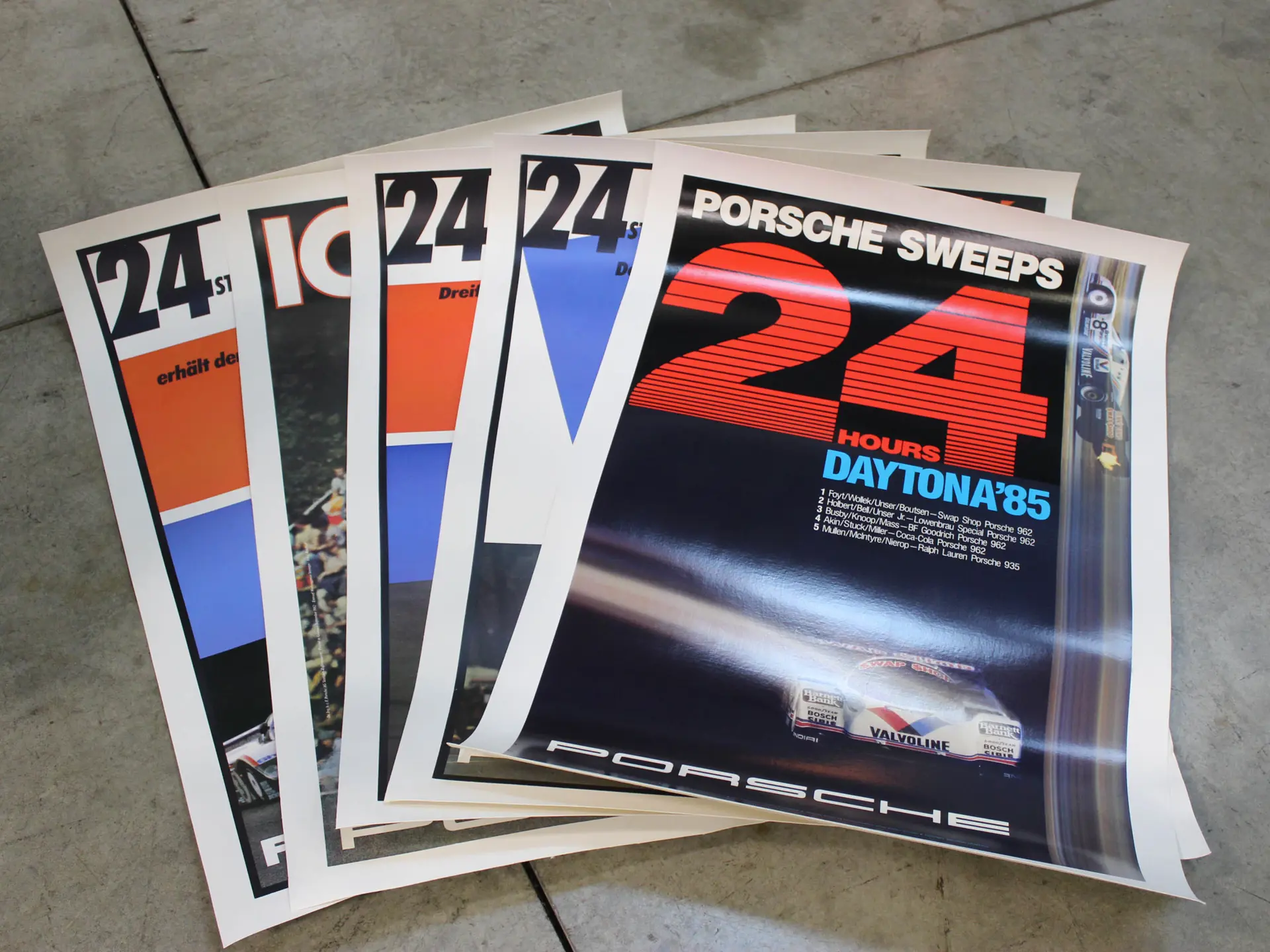 Five Porsche Posters, ca. Early-1980s | Open Roads, October 2021 | RM ...