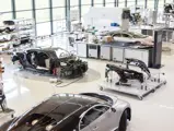 Chassis 069 during production at Bugatti’s facilities in Molsheim, France.