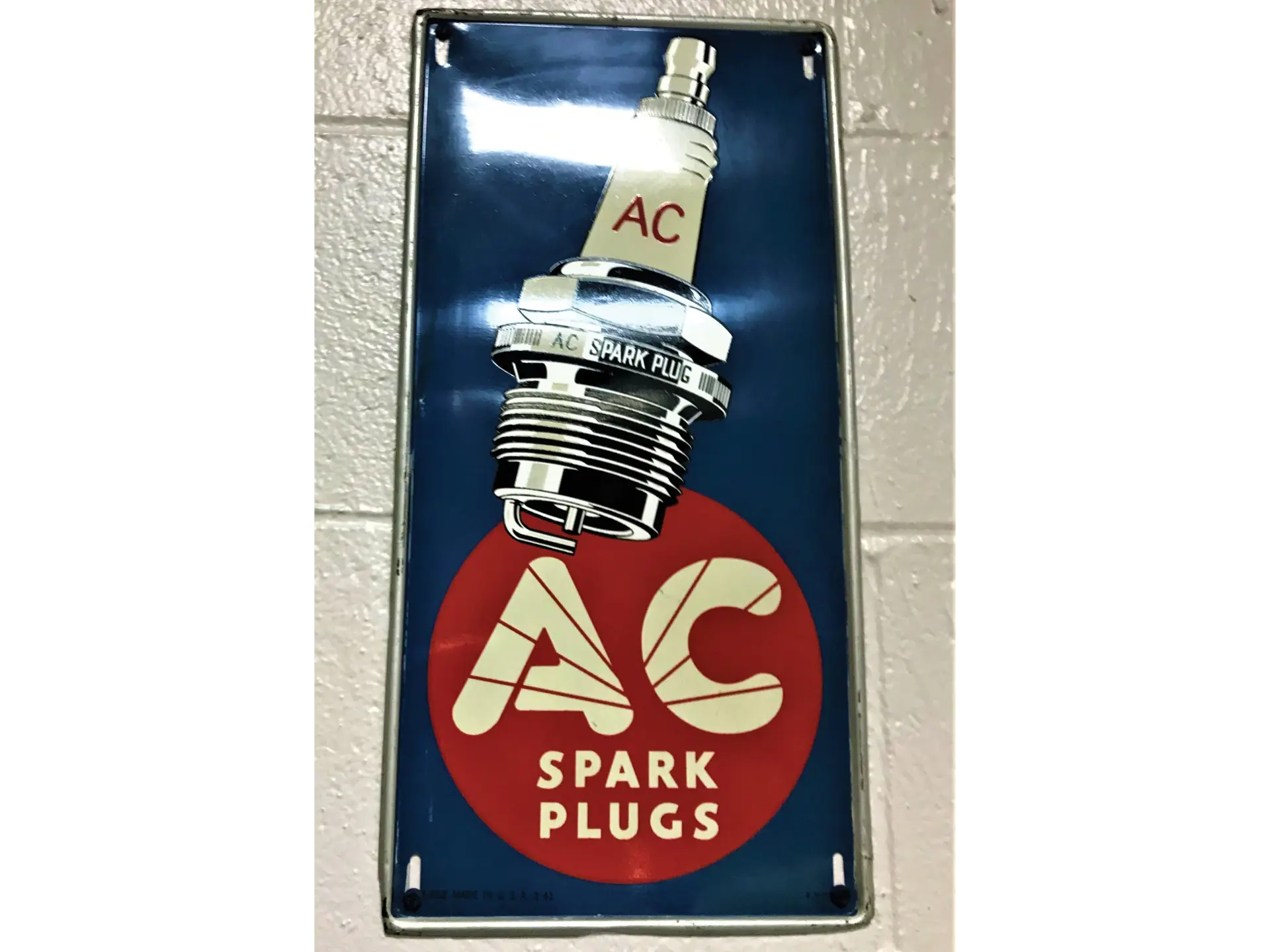 AC Spark Plugs sign Auburn Fall 2018 RM Sotheby's